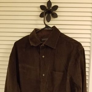 Banana Republic Mens XL Brown Long Sleeve Shirt